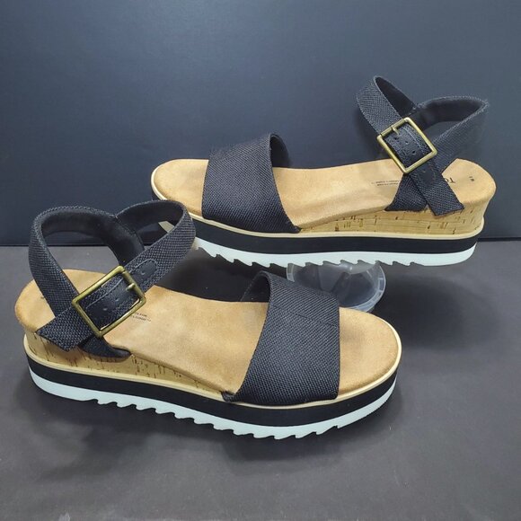 Toms Womens Diana Espadrille Wedge Sandal Sz 9US / 7UK - Picture 5 of 11